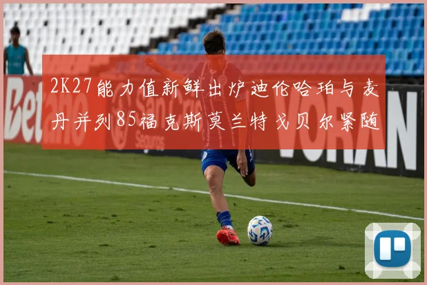 2K27能力值新鲜出炉迪伦哈珀与麦丹并列85福克斯莫兰特戈贝尔紧随其后84